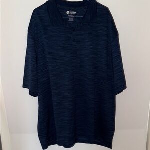 Haggar Blue Polo Shirt Classic Style